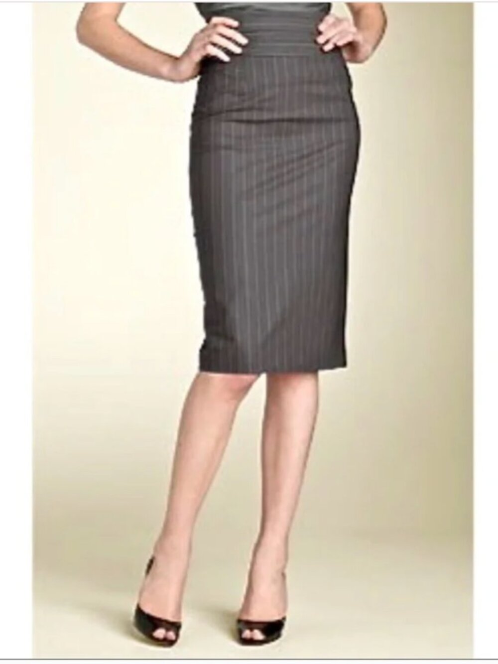 Nanette Lepore Pinstripe Pencil Skirt!
